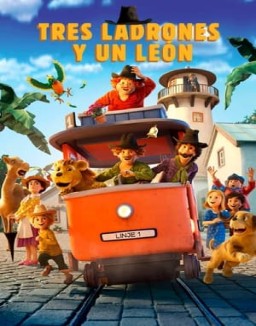 ver Tres ladrones y un león pelicula online
